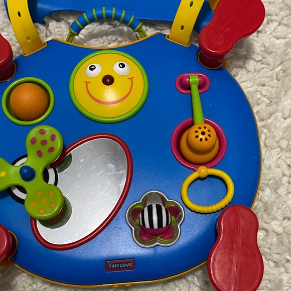 Rare Tiny love developlay baby double sided activity busy board crib toy - Picture 13 of 17